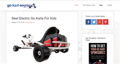Desktop Screenshot of go-kart-source.com