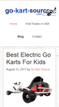 Mobile Screenshot of go-kart-source.com